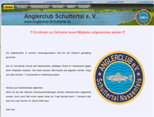 Tablet Screenshot of anglerclub-schuttertal.de